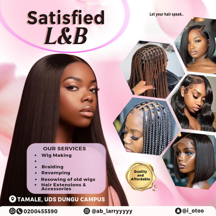 Designed a flier for @satisfied l&amp;b